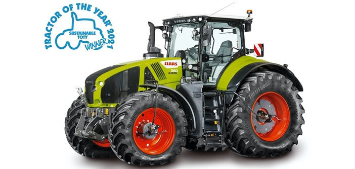 CLAAS AXION 960 CEMOS is Sustainable Tractor of the Year 2021