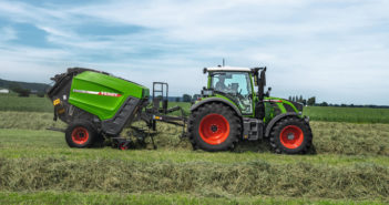 Updated net tying system for Fendt Rotana variable chamber models