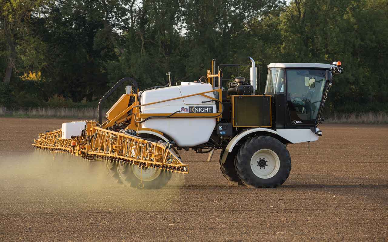 Applying Pre-emergence herbicide on to Winter Wheat