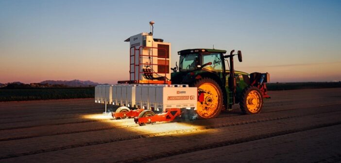 Laser weed control technology showcased at Lamma