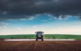 Sprayer in field